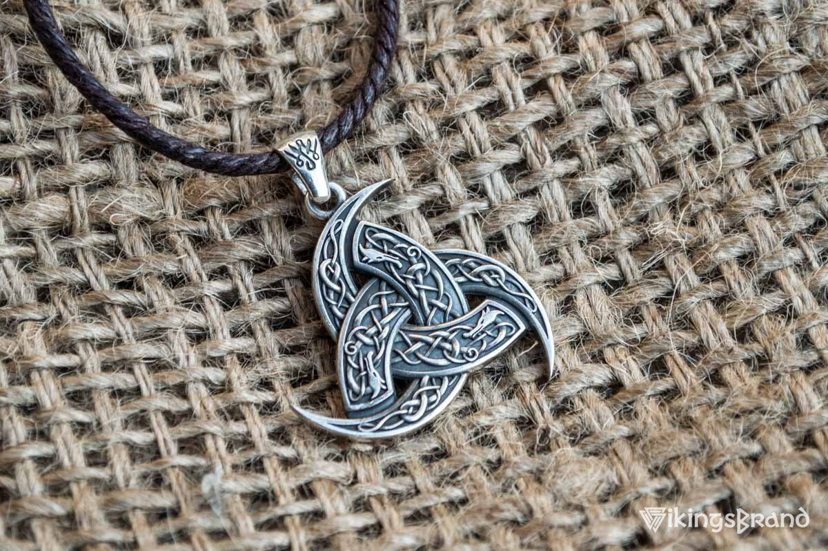 Odin Horn Vikings Pendant Sterling Silver Unique Jewelry