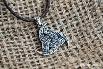 Odin Horn Vikings Pendant Sterling Silver Unique Jewelry