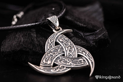 Odin Horn Vikings Pendant Sterling Silver Unique Jewelry