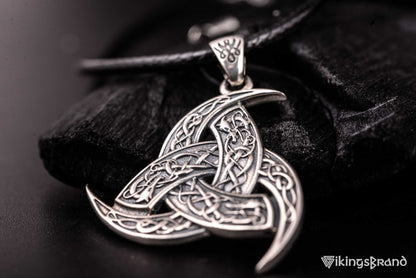 Odin Horn Vikings Pendant Sterling Silver Unique Jewelry