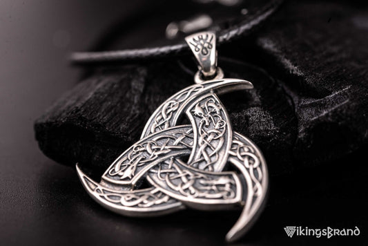 Odin Horn Vikings Pendant Sterling Silver Unique Jewelry