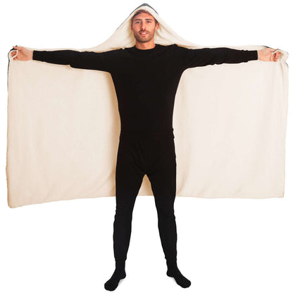 Odin's Wolfpack in Spruce Forest Unisex Hooded Blanket
