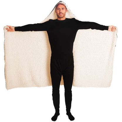Odin's Wolfpack in Spruce Forest Unisex Hooded Blanket