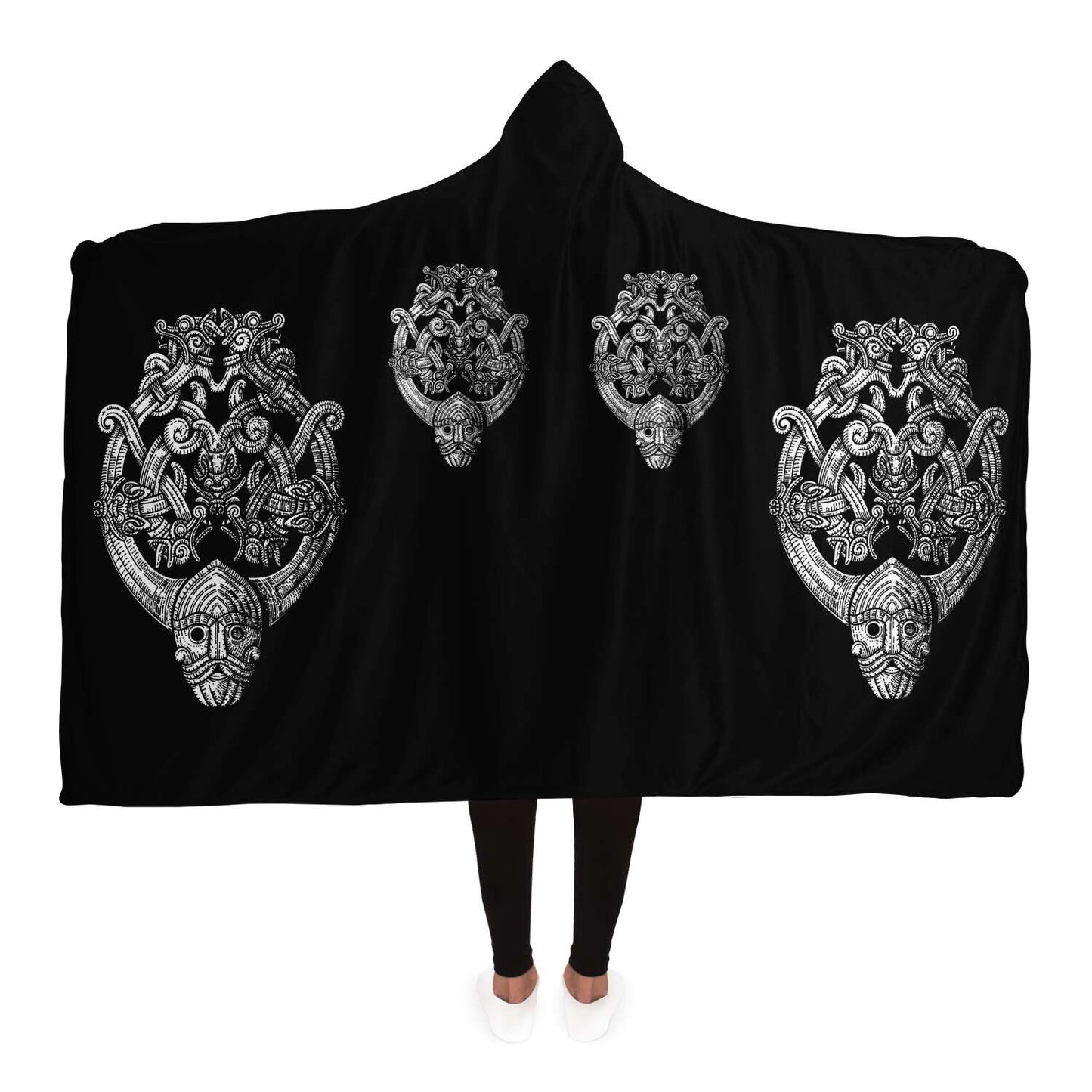 Odin's Wolfpack Unisex Hooded Blanket