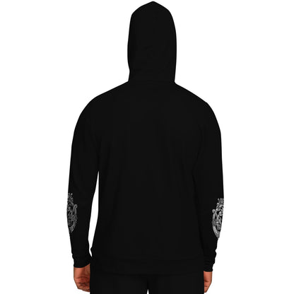 Odin's Wolfpack Unisex Viking Hoodie - Front Print