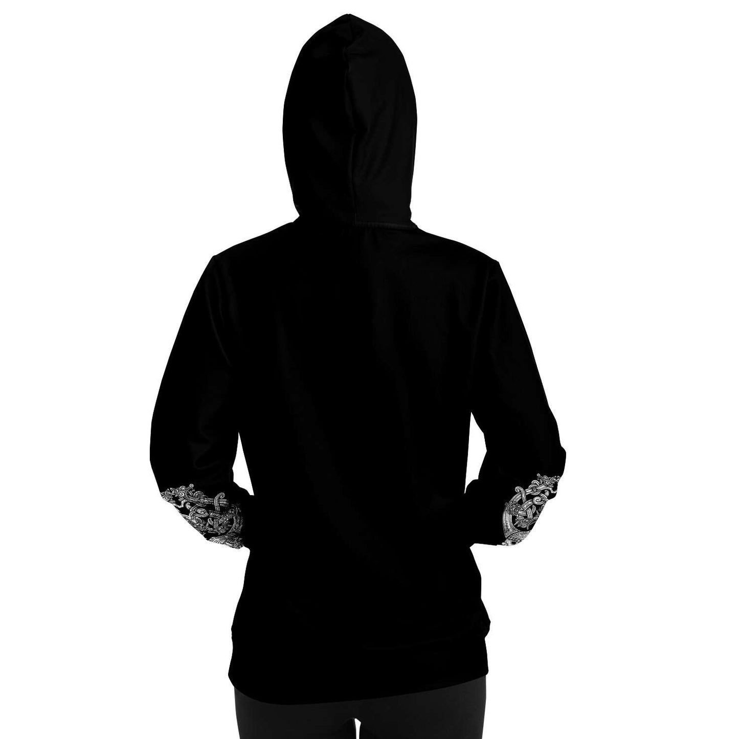 Odin's Wolfpack Unisex Viking Hoodie - Front Print