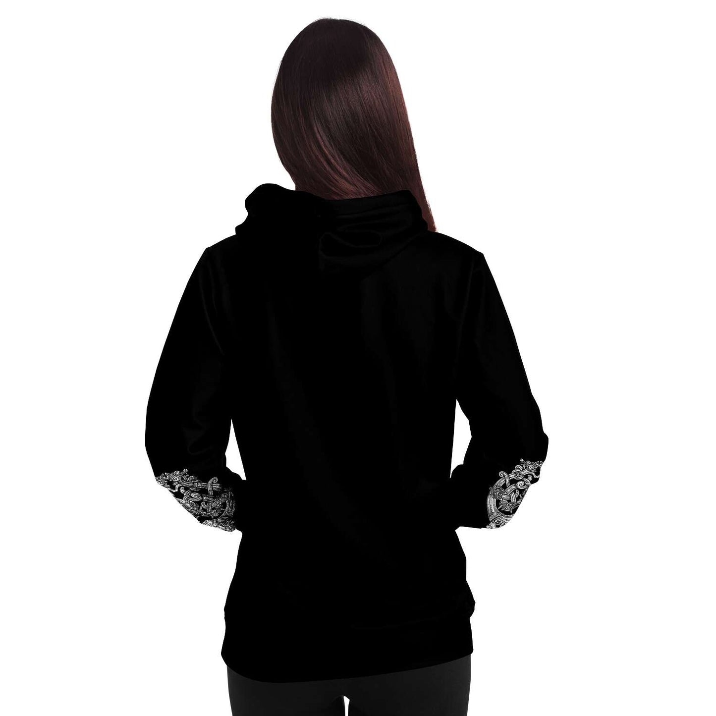 Odin's Wolfpack Unisex Viking Hoodie - Front Print