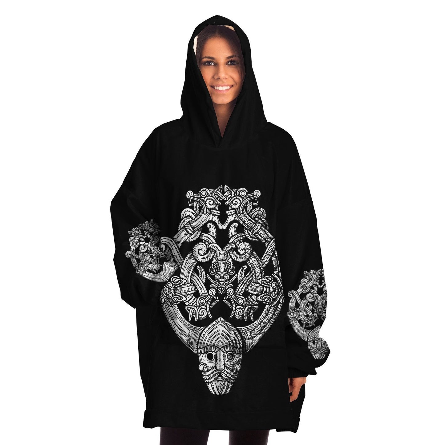 Odin's Wolfpack Unisex Viking Hygge Hoodie - Snug Hoodie