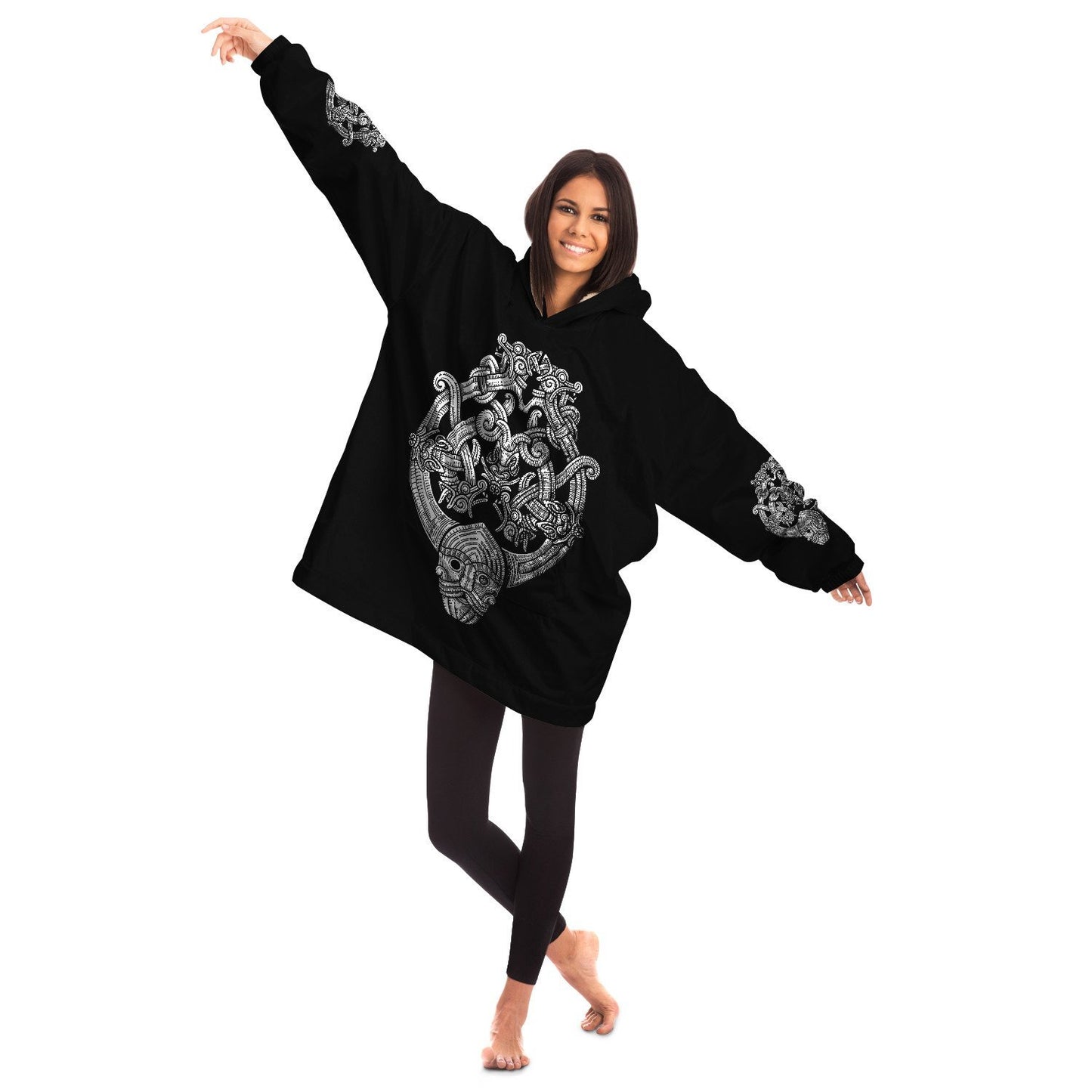 Odin's Wolfpack Unisex Viking Hygge Hoodie - Snug Hoodie
