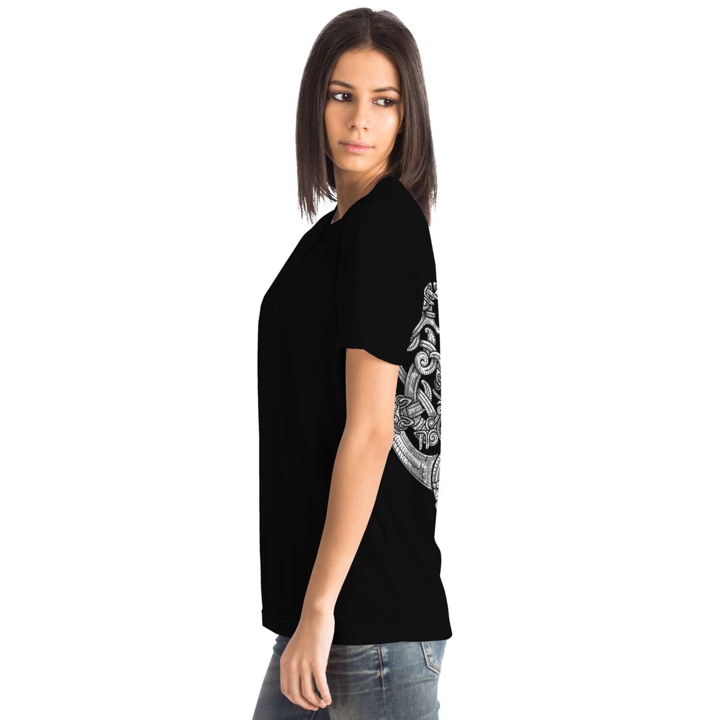 Odin's Wolfpack Unisex Viking Shirt - Back Print