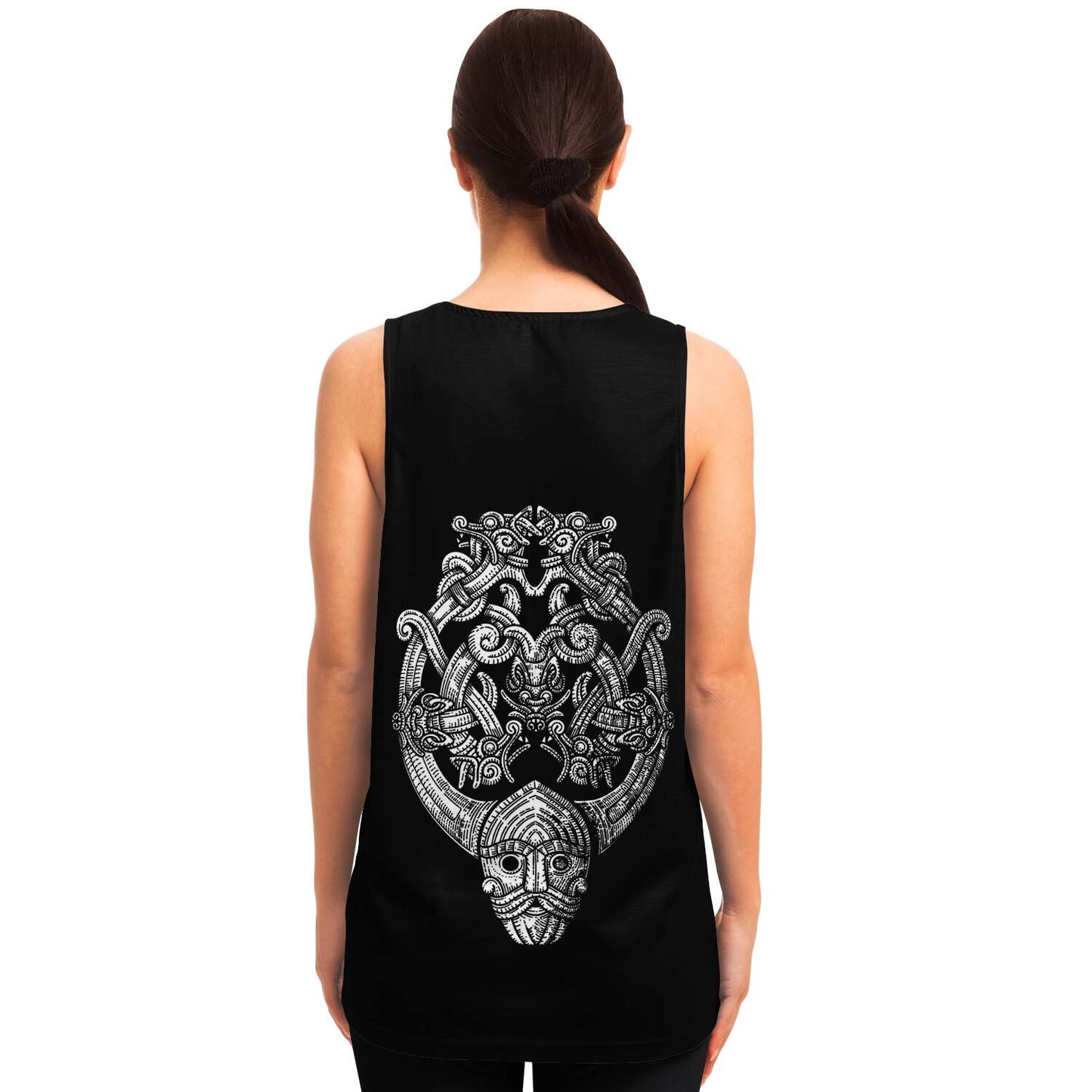 Odin's Wolfpack Unisex Viking Tank Top - Back Print