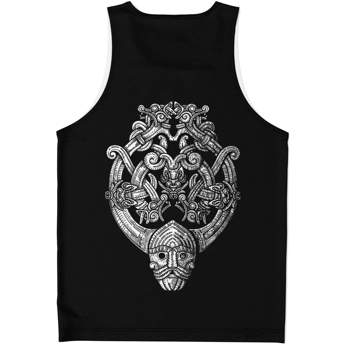 Odin's Wolfpack Unisex Viking Tank Top - Back Print