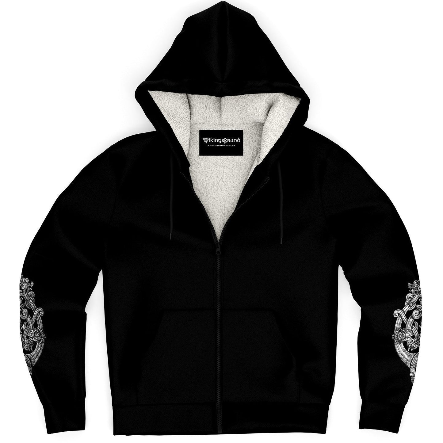 Odin's Wolfpack Unisex Viking Zip-Up Hoodie