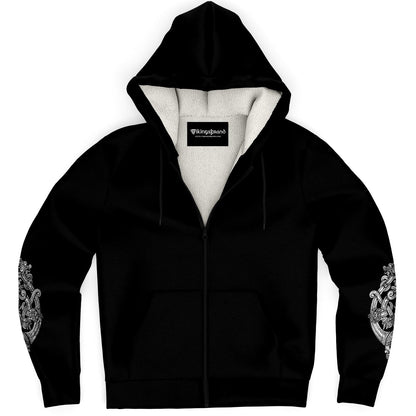 Odin's Wolfpack Unisex Viking Zip-Up Hoodie