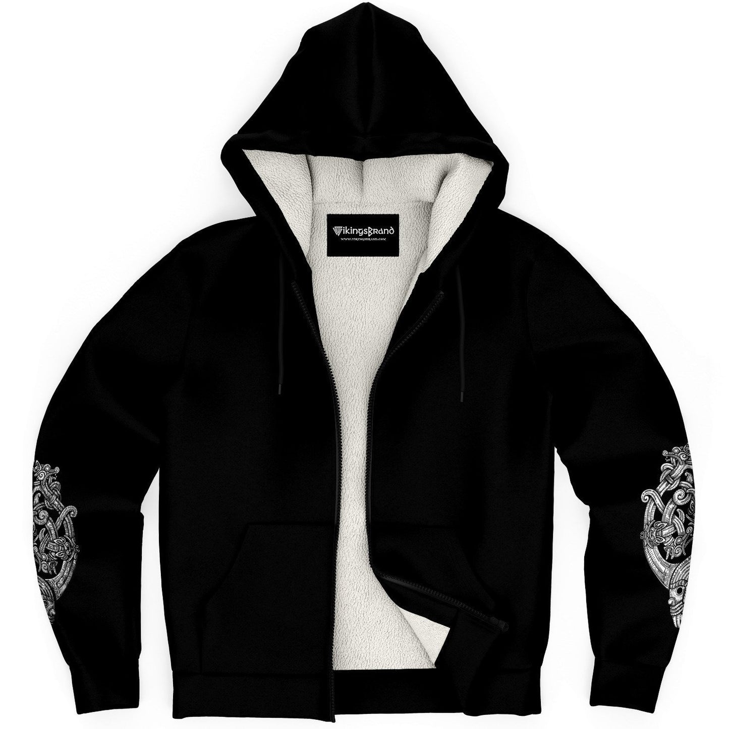 Odin's Wolfpack Unisex Viking Zip-Up Hoodie