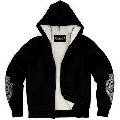Odin's Wolfpack Unisex Viking Zip-Up Hoodie