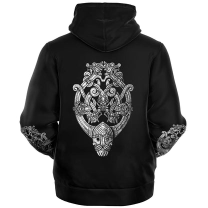 Odin's Wolfpack Unisex Viking Zip-Up Hoodie
