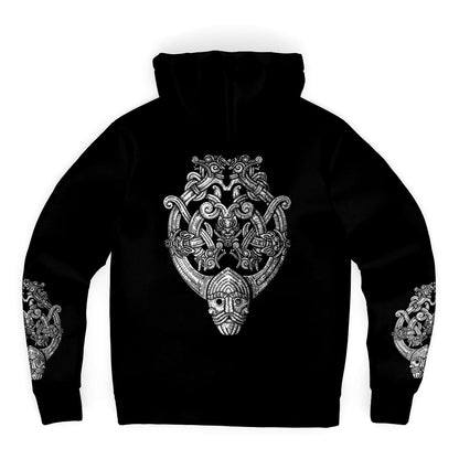 Odin's Wolfpack Unisex Viking Zip-Up Hoodie