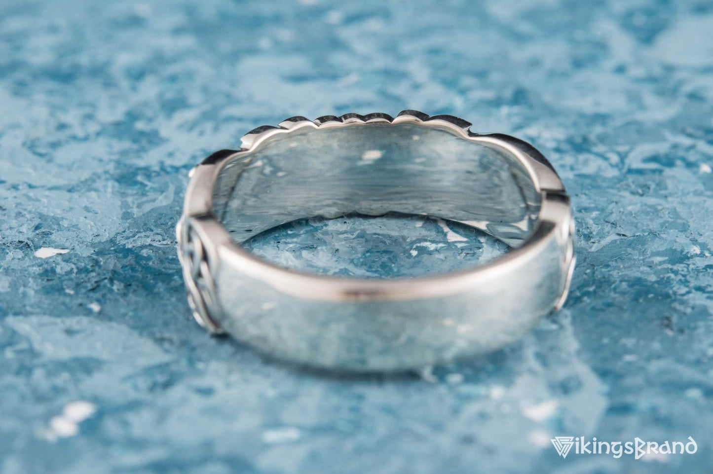 Ornament Handmade Viking Ring Sterling Silver Jewelry