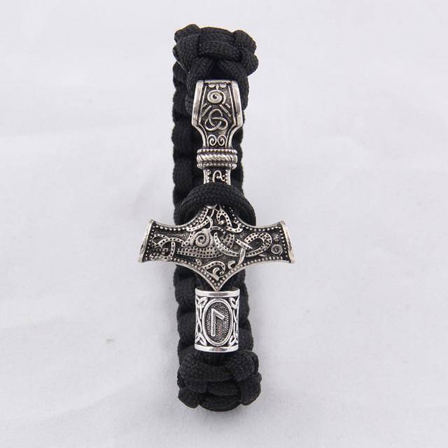 Paracord Thor's Hammer Bracelet - VikingsBrand