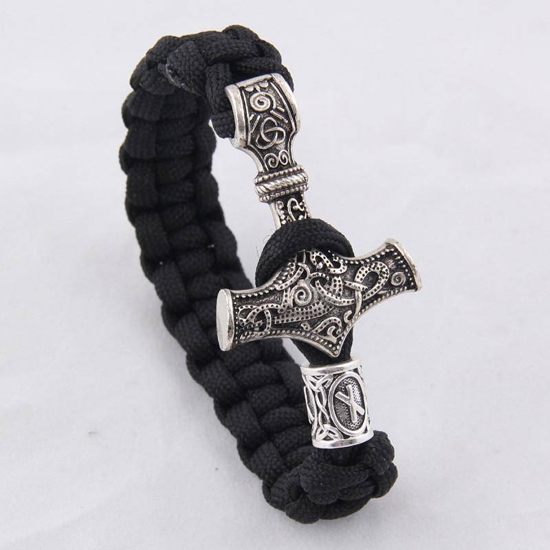 Paracord Thor's Hammer Bracelet - VikingsBrand