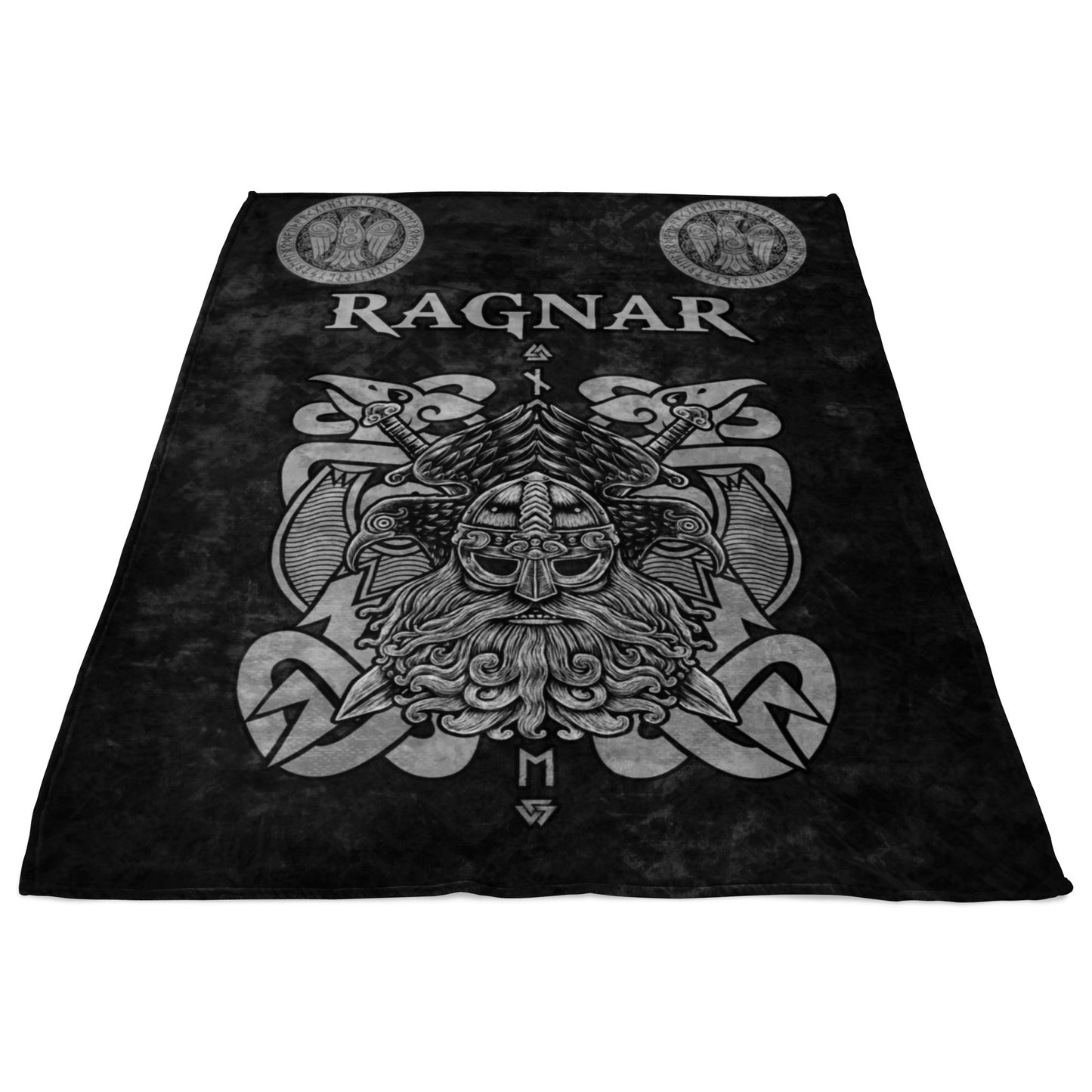 Personalized Name Viking Fleece Blanket