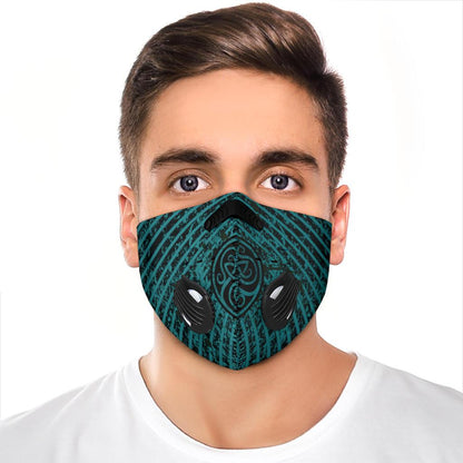 Premium Norse Face Mask Cover - Green