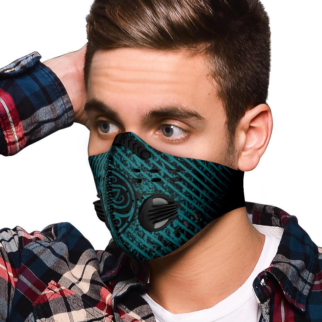Premium Norse Face Mask Cover - Green