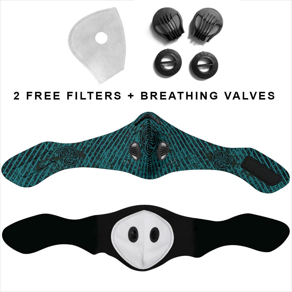 Premium Norse Face Mask Cover - Green