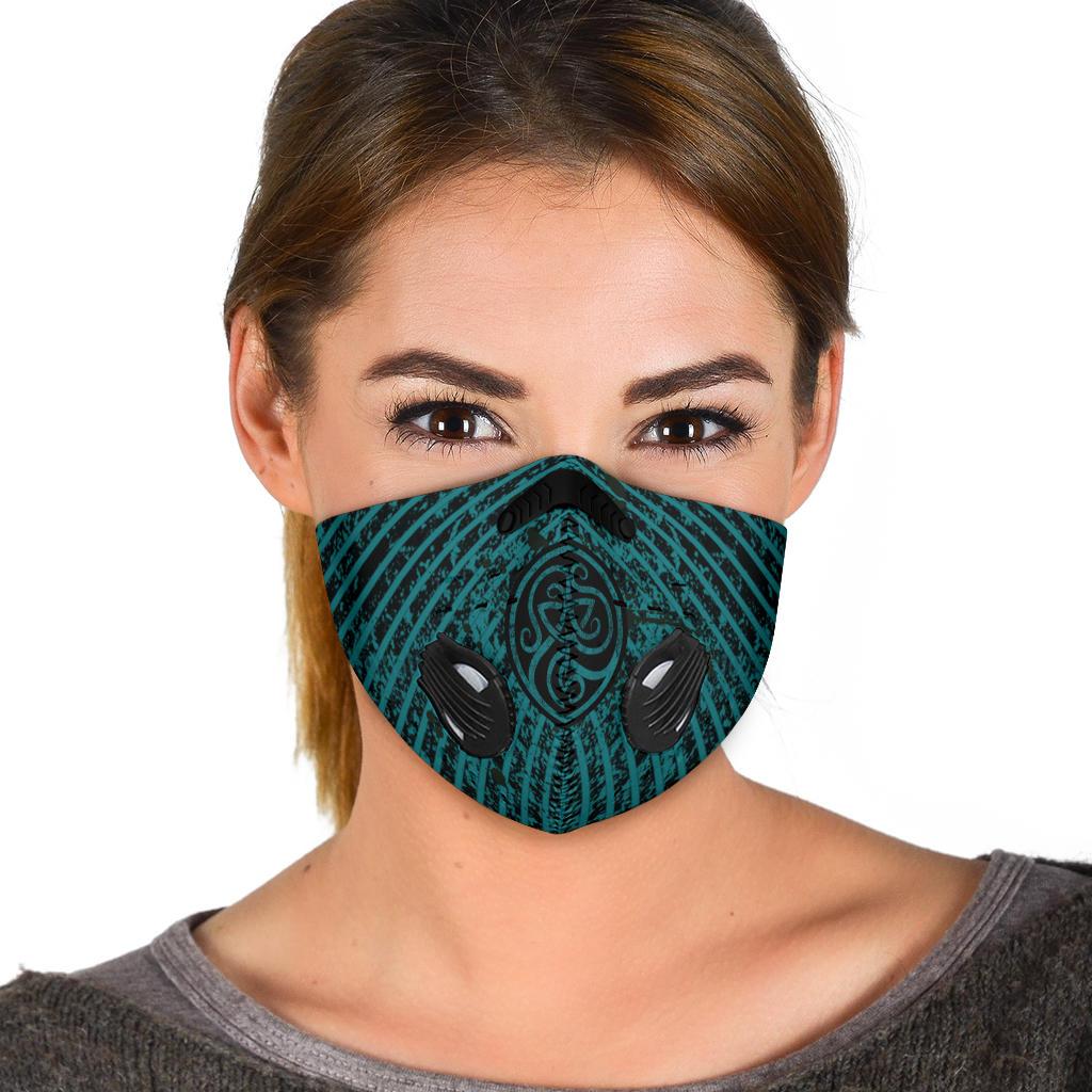 Premium Norse Face Mask Cover - Green