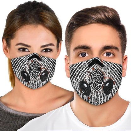 Premium Viking Face Mask Cover - Laced