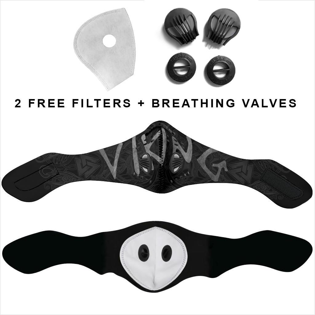 Premium Viking Face Mask Cover Stone