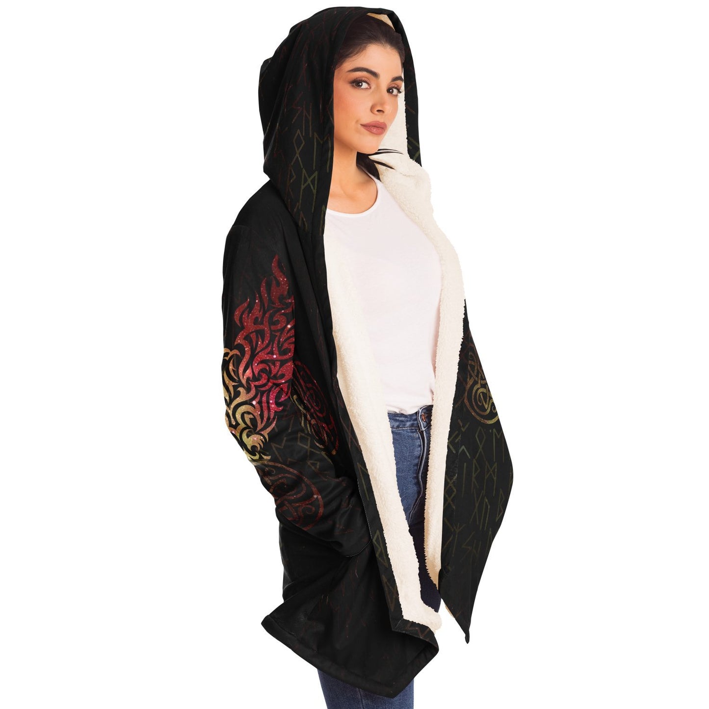 Premium Viking Fire Bird Cloak