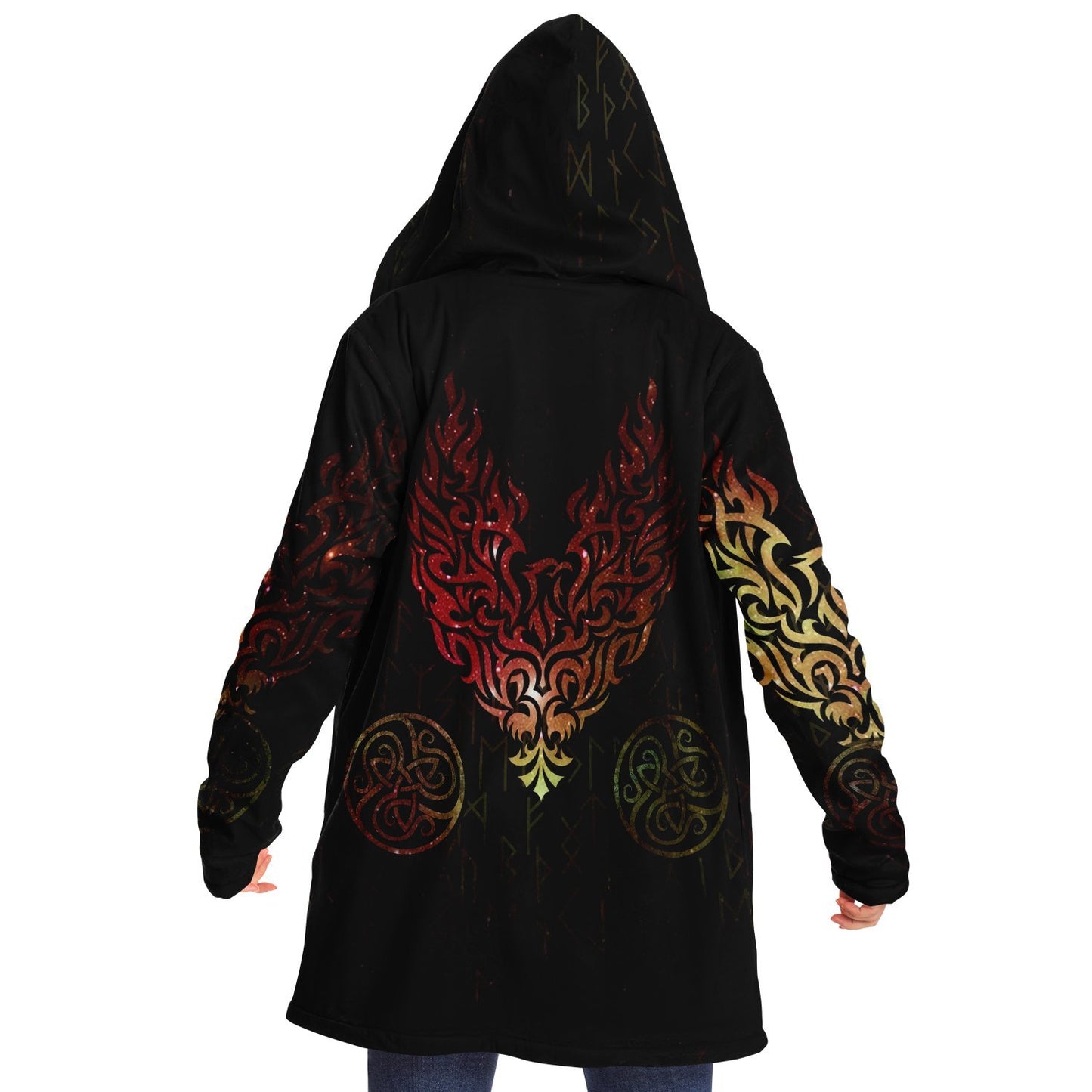 Premium Viking Fire Bird Cloak