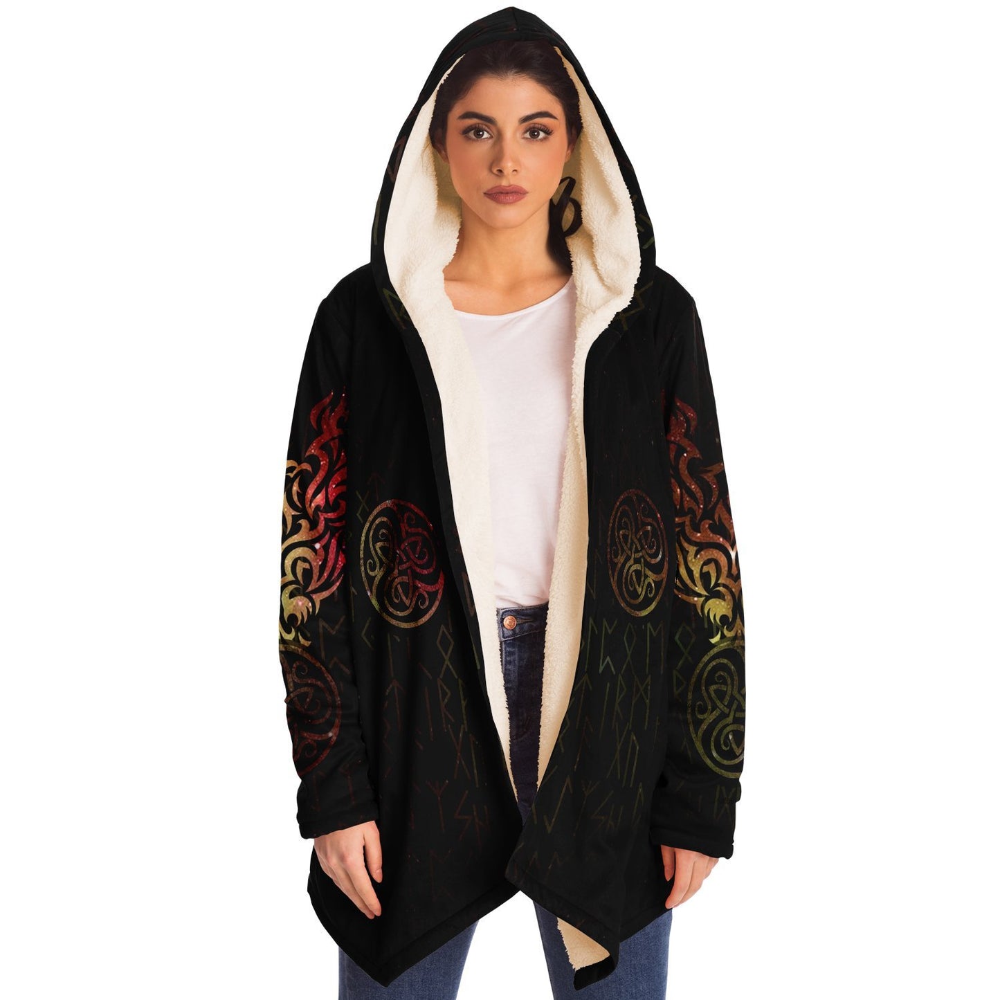 Premium Viking Fire Bird Cloak