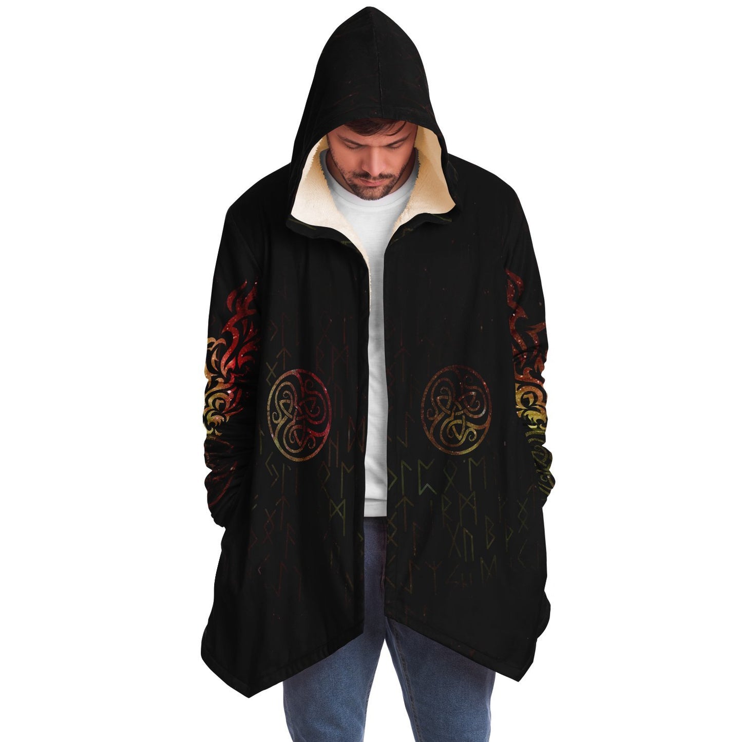 Premium Viking Fire Bird Cloak