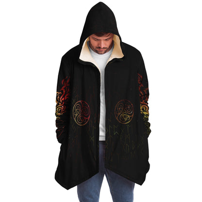 Premium Viking Fire Bird Cloak
