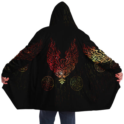 Premium Viking Fire Bird Cloak