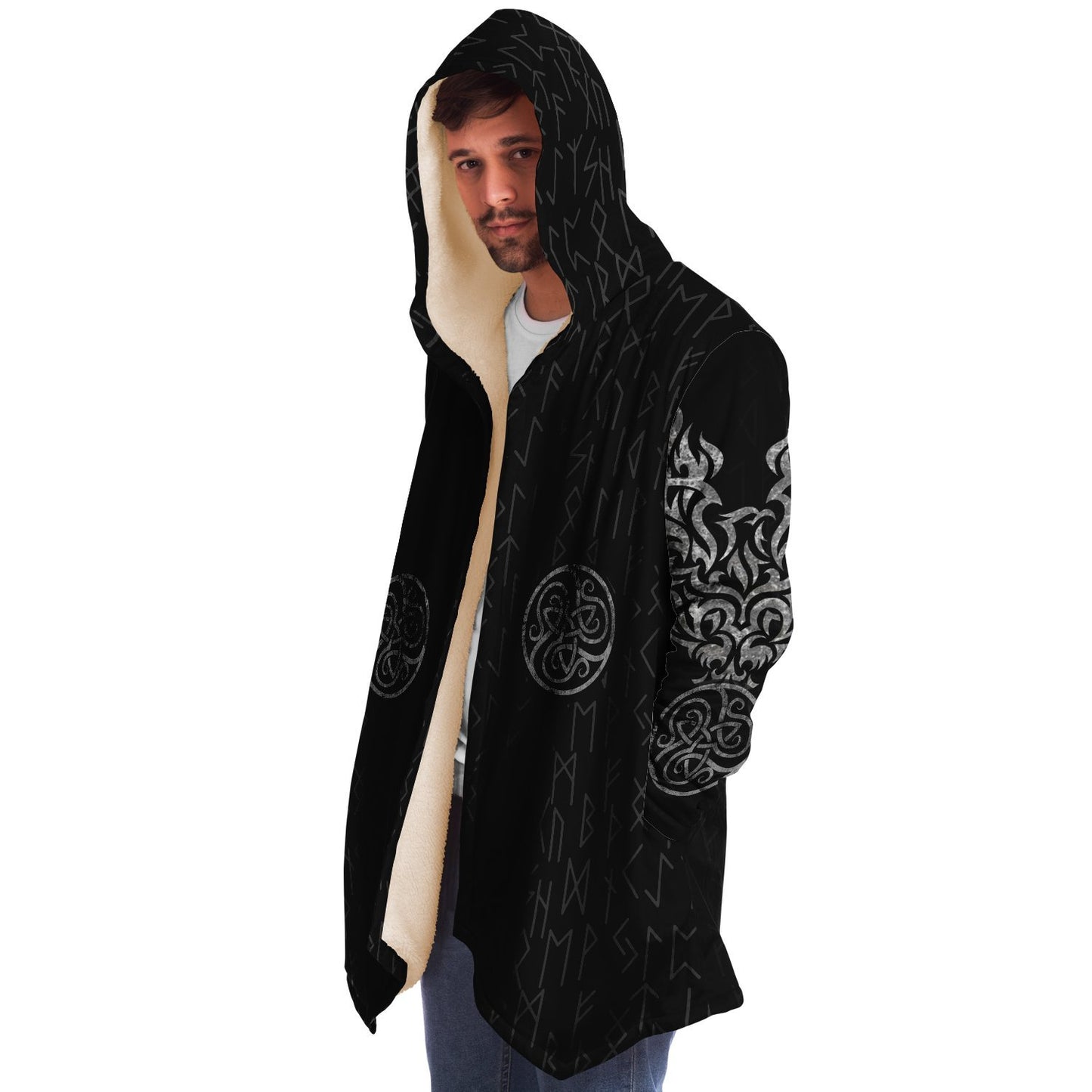 Premium Viking Ice Bird Cloak