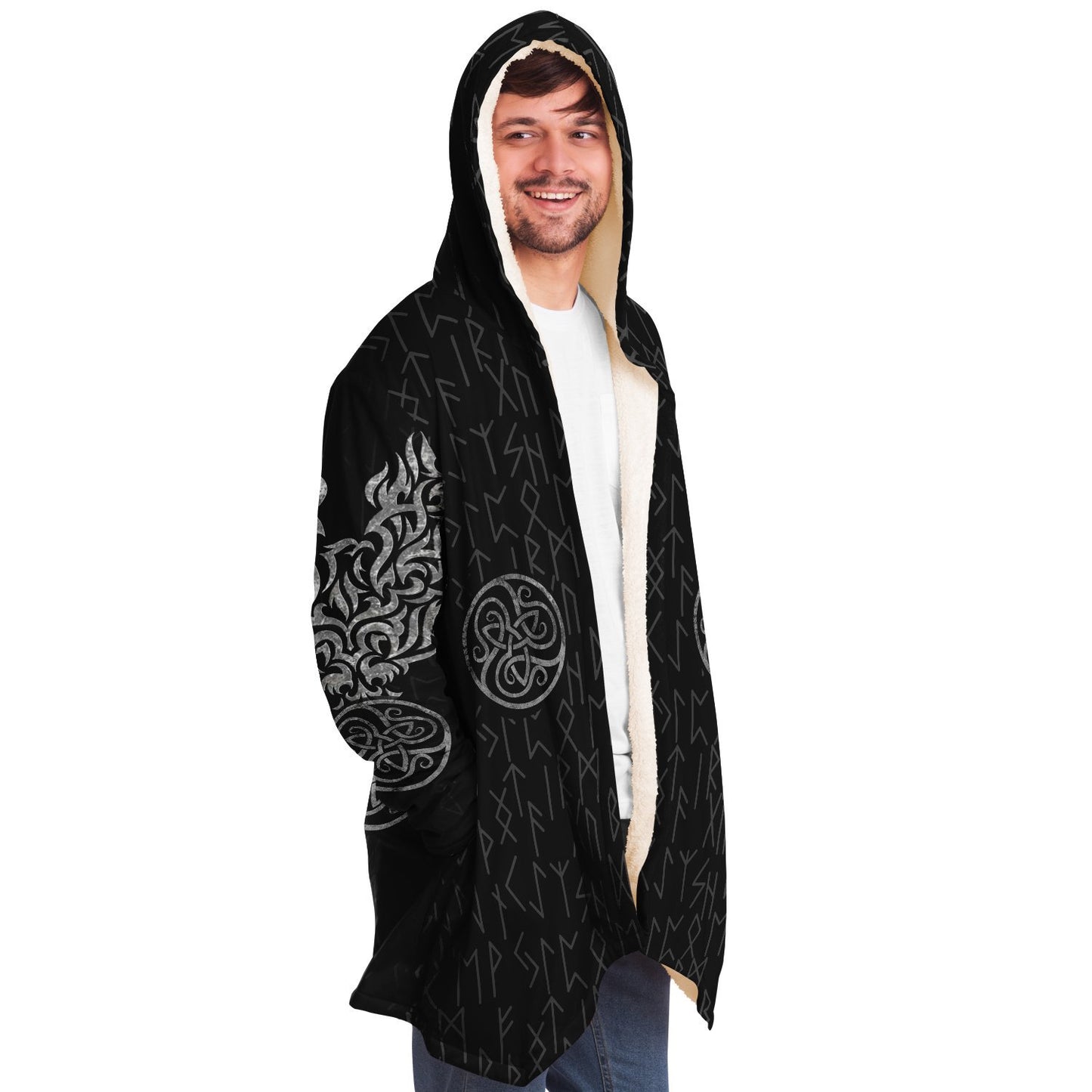 Premium Viking Ice Bird Cloak
