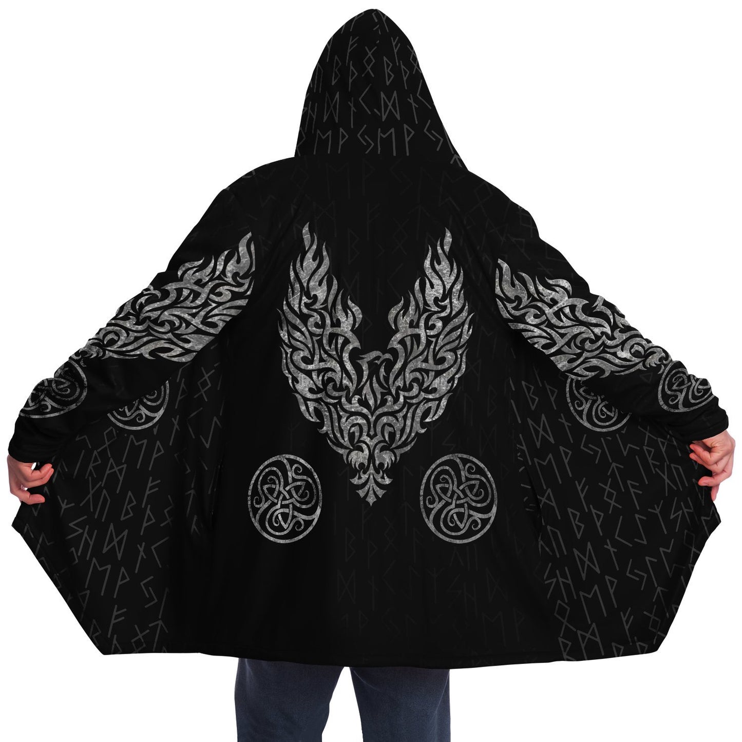 Premium Viking Ice Bird Cloak