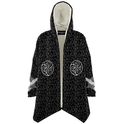 Premium Viking Runic Cloak Black