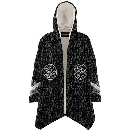 Premium Viking Runic Cloak Black