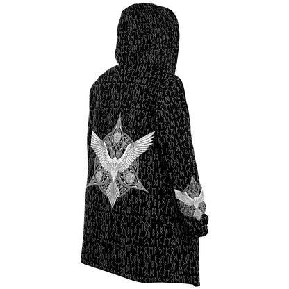 Premium Viking Runic Cloak Black