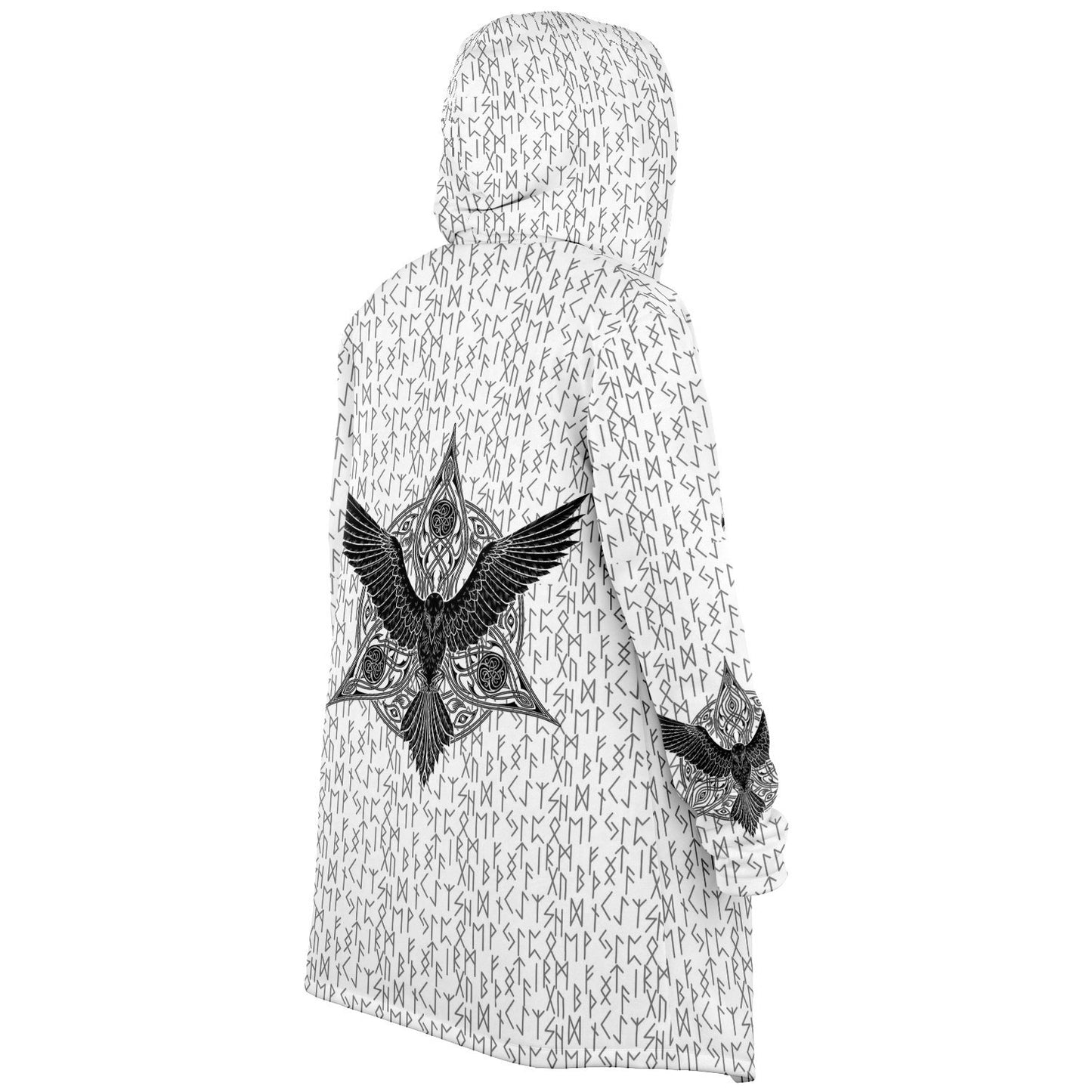 Premium Viking Runic Cloak White