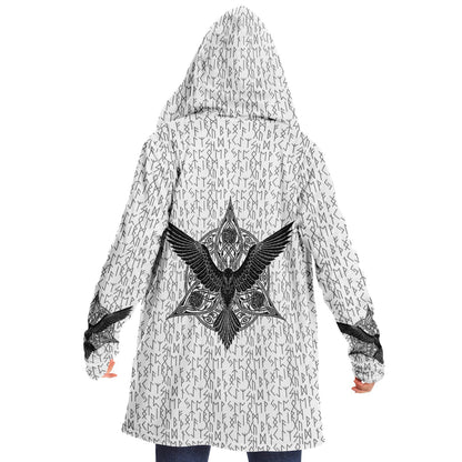 Premium Viking Runic Cloak White