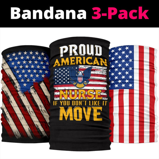 Proud American Nurse Neck Gaiter | Face Shield