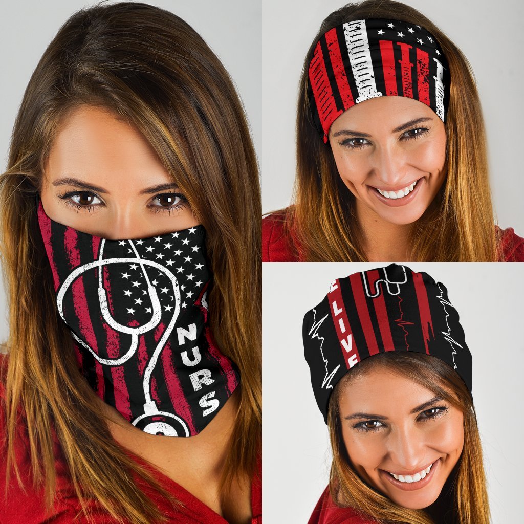 Proud Nurse Neck Gaiter | Face Shield