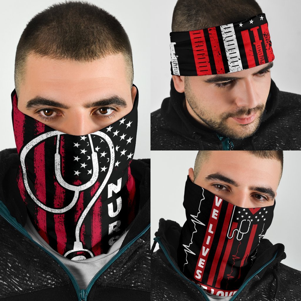 Proud Nurse Neck Gaiter | Face Shield