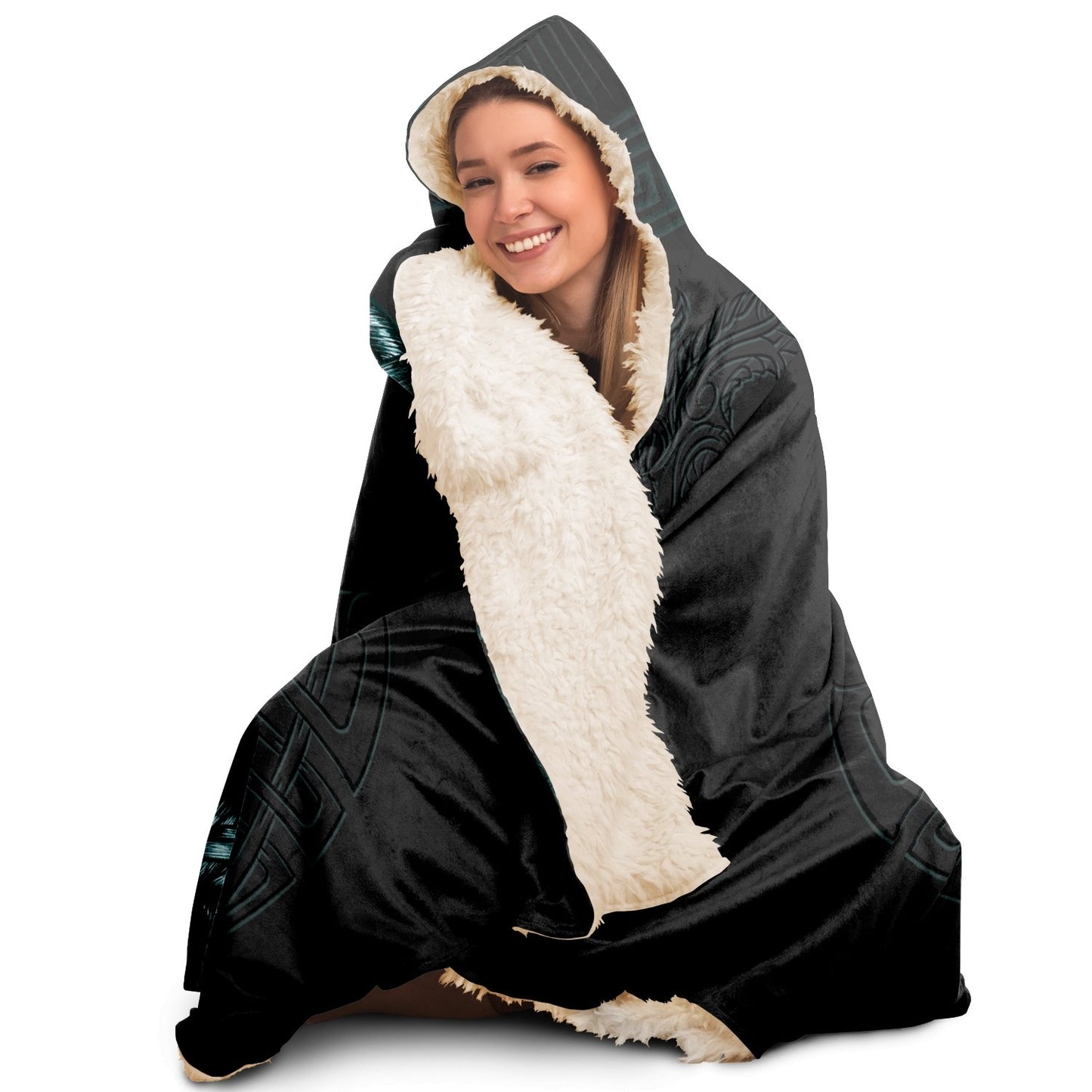 Ragnar Head Hooded Blanket